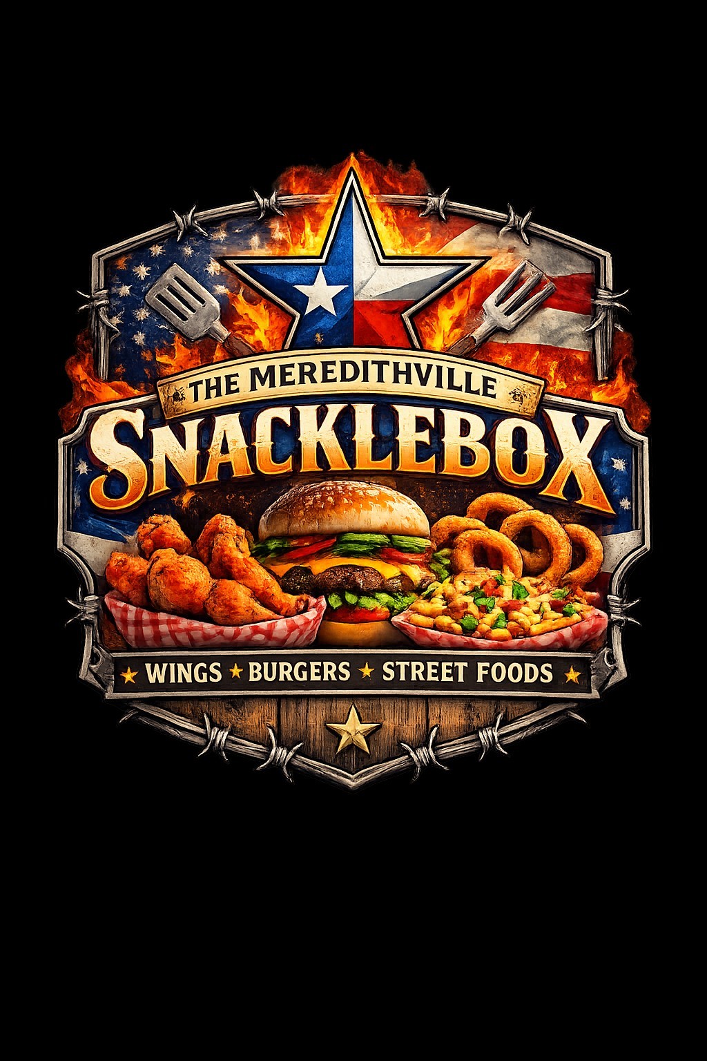 The Meredithville Snacklebox logo